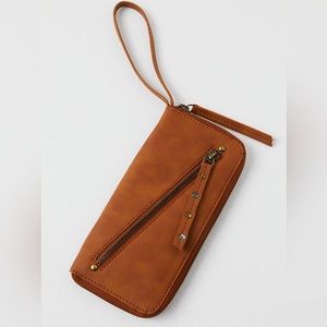 Free People Distressed Vegan Wallet